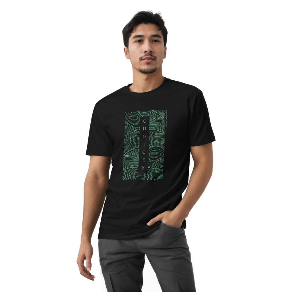 Make choices that inspire peace [Unisex Heavyweight T-shirt]